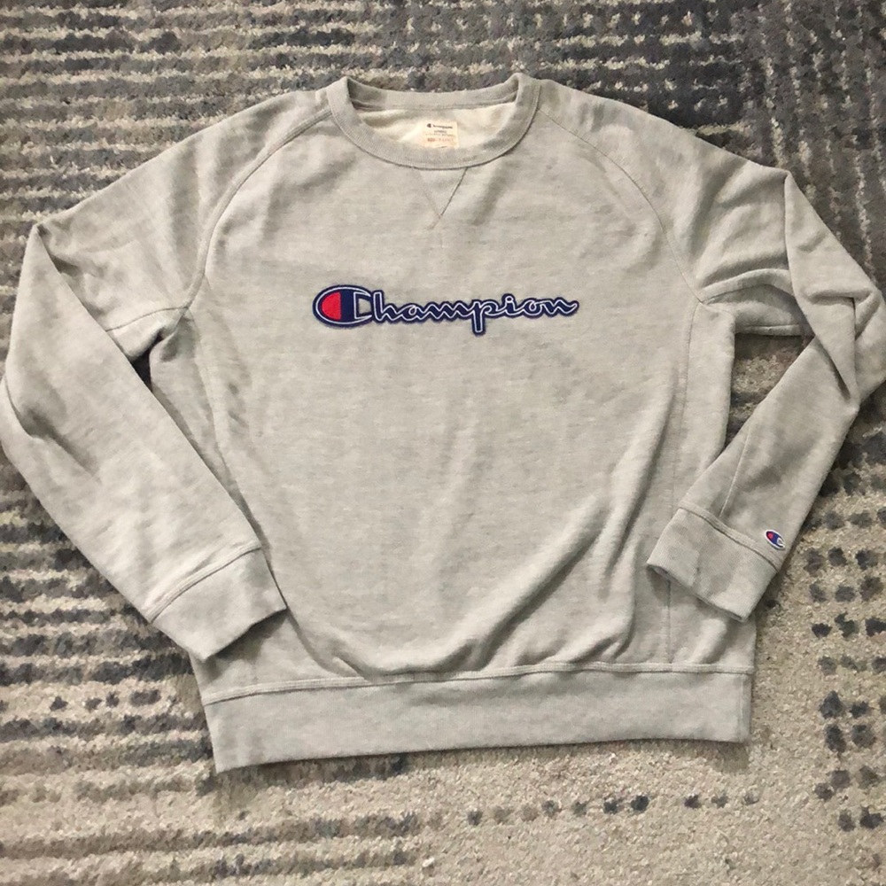 Champion crewneck grey